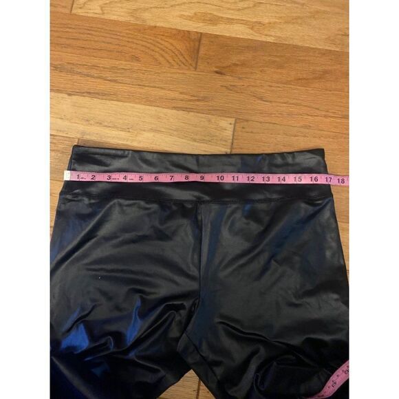 Wild Fable women's black faux leather high rise pull on leggings/pants size XL - Picture 6 of 8
